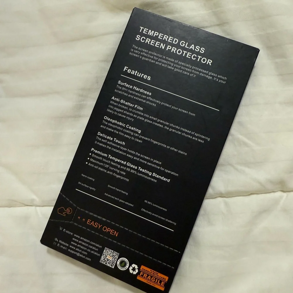iPhone 14 Pro Max Tempered Glass Screen Protector - 3 Pack